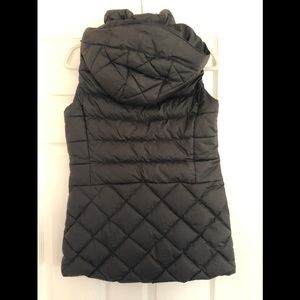 The North Face black quilted vest